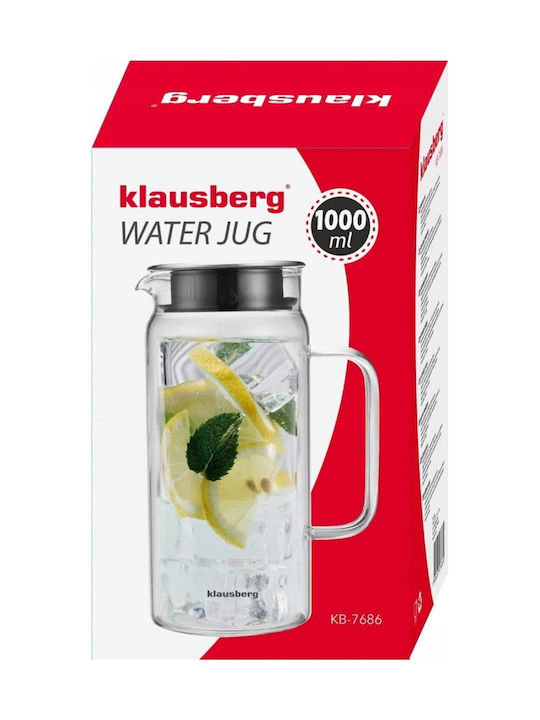 Klausberg Glass Jug 1000ml