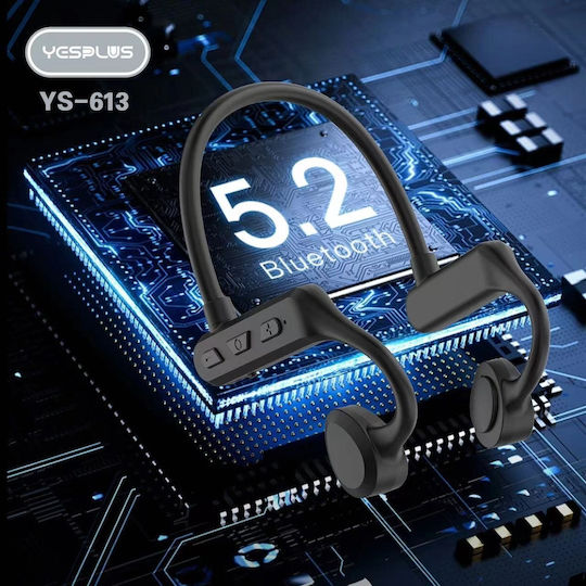 Yesplus YS-613 Open Ear Bluetooth Handsfree Earphones Black