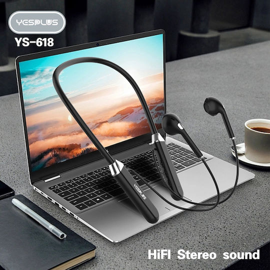Yesplus YS-618 In-ear Bluetooth Handsfree Ακουστικά Μαύρα