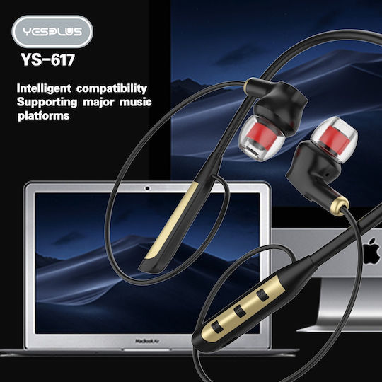 Yesplus YS-617 In-ear Bluetooth Handsfree Ακουστικά Μαύρα