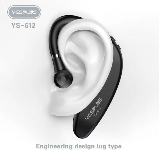 Yesplus YS-612 In-ear Bluetooth Handsfree Ακουστικό Μαύρο