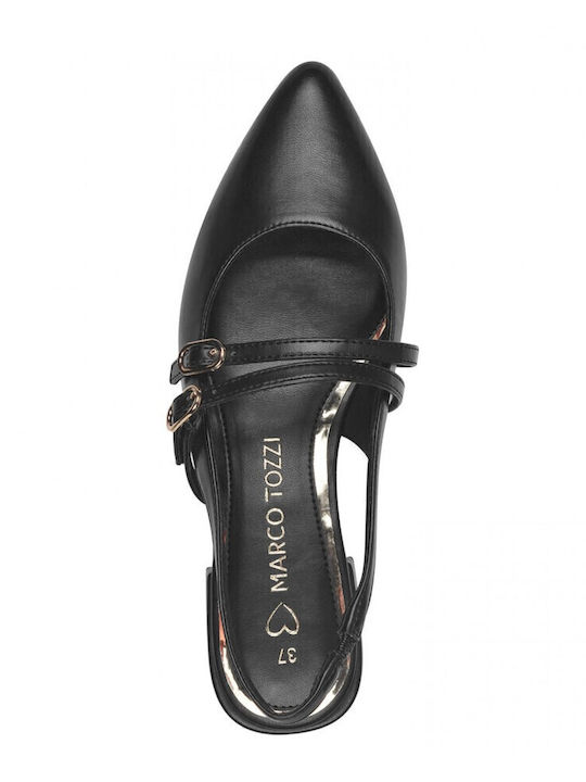 Pumps mit Riemchen Schwarz