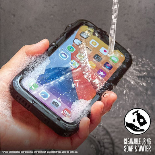 Catalyst Total Protection Back Cover Πλαστικό / Σιλικόνης 2mm με Λουράκι Αδιάβροχο Μαύρο (iPhone 16 Pro)