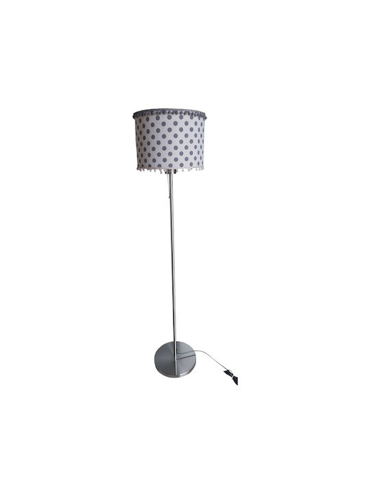 Floor Lamp Grey Dots Base Dimensions 1.70*35*20 E27