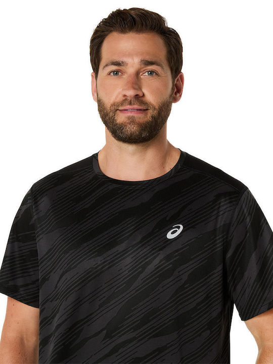 Core Athletic Short Sleeve Black Blouse