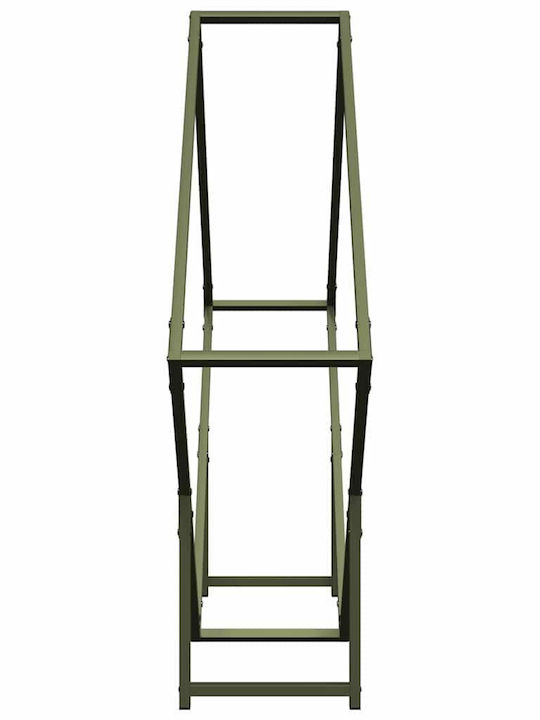 vidaXL Brennholz Hölzernes Regal Holzlagerung 100x25x100cm