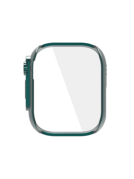 Ultra Tempered Film Protective Case Пластмасов Калъф в Зелен цвят за Redmi Watch 5 Active