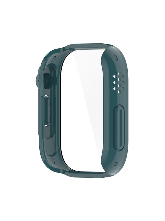 Tempered Film Plastic Case in Green color for Redmi Watch 5 Active