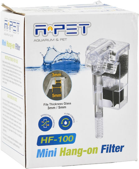 Tpster Външен филтър за аквариум Hf-100 5*6.5*20см 37670