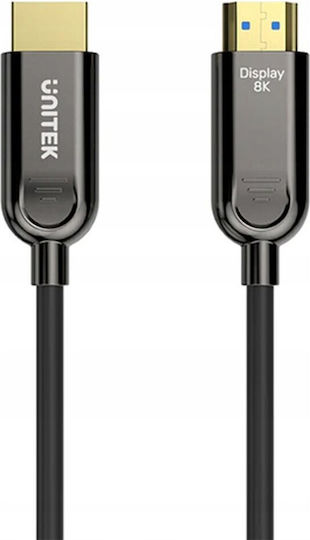 Unitek HDMI 2.1 Ultra High Speed 48Gbps 4K 120Hz HDR VRR Cable HDMI male - HDMI male 5m Μαύρο