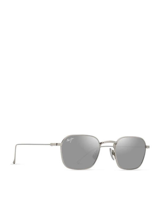 Maui Jim Matte Unisex Γυαλιά Ηλίου με Γκρι Μεταλλικό Σκελετό και Γκρι Polarized Φακό S690-17A