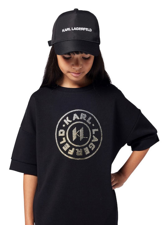 Karl Lagerfeld Kids' Hat Jockey Fabric Black