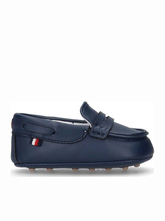 Tommy Hilfiger Βρεφικά Μοκασίνια Αγκαλιάς Μπλε