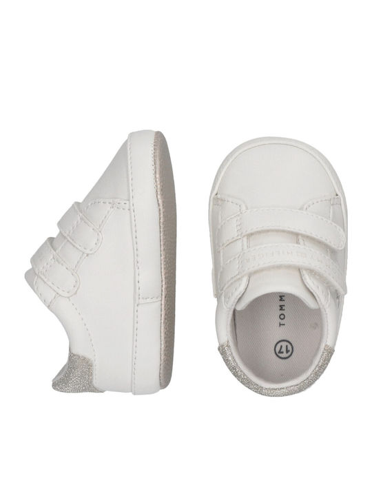 Tommy Hilfiger Adidași pentru bebeluși Albe