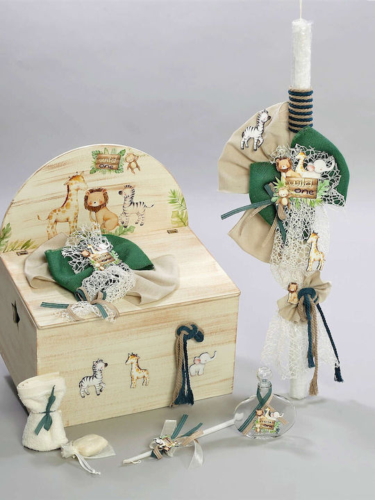 Carousel Fashion Бебешки Комплект с Тема Животни 6 Части ПК-409