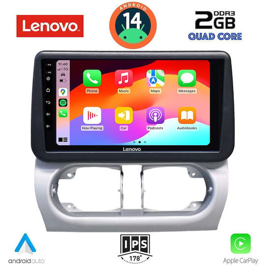 Lenovo Автомобилна Аудио Система (Блутут/USB/AUX/WiFi/GPS/Apple-Carplay/Android-Auto) с Тъчскрийн 9"