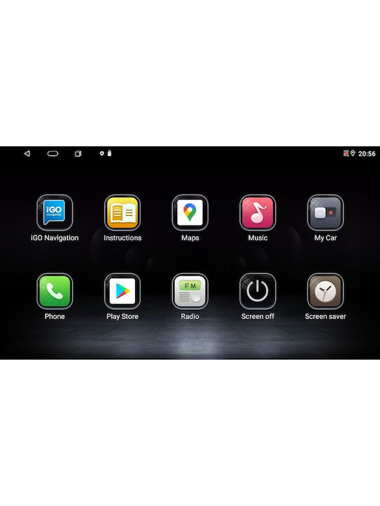 Lenovo Автомобилна Аудио Система (Блутут/USB/AUX/WiFi/GPS/Apple-Carplay/Android-Auto) с Тъчскрийн 9"