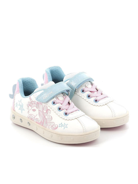 J SKYLIN Adidași Copii Anatomici Cu Închidere Hoop & Loop Și Cu Luminite Albi