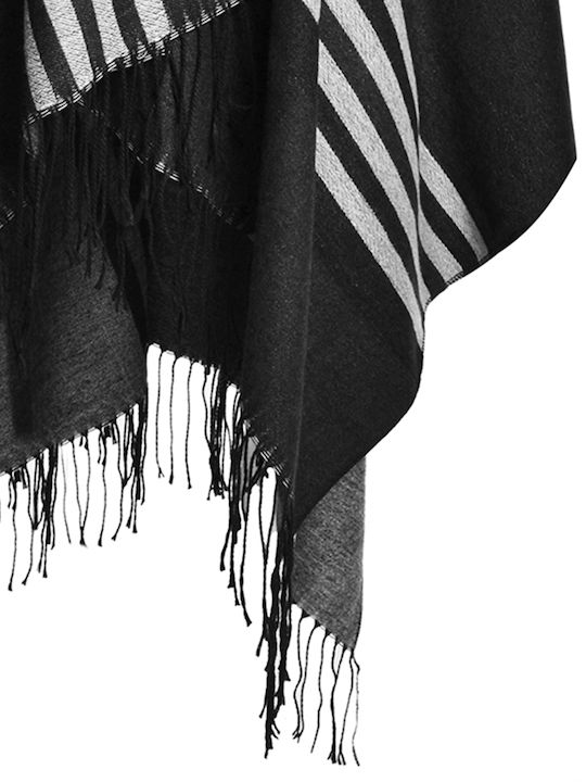 Women's Wool Scarf Black
