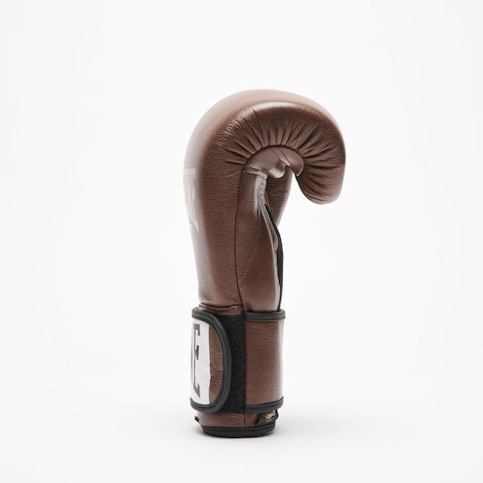 Leone 1947 Boxing Gloves Leather for Match Brown
