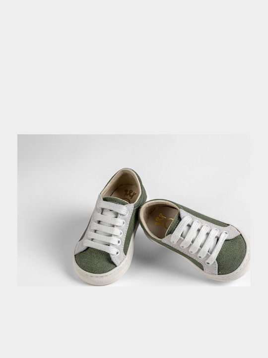 Ever Kid Gray Baptism Leather Sneakers