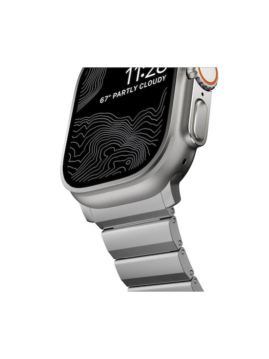 Nomad Λουράκι Ανοξείδωτο Ατσάλι Titanium (Apple Watch 44/45/46mm/Ultra 49mm)
