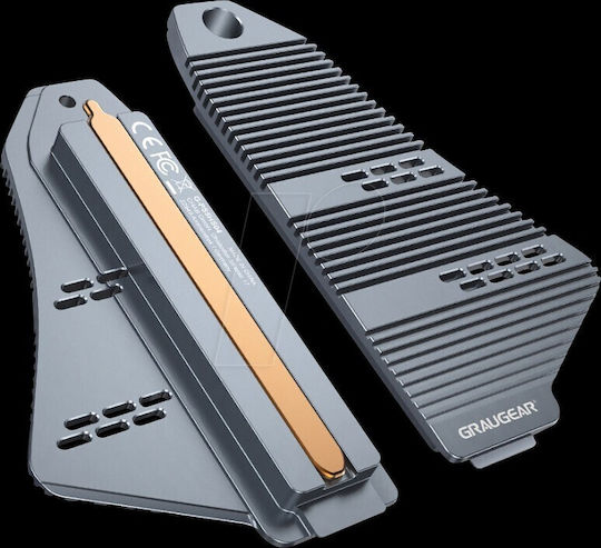 Graugear Graugear Heatpipe Khlkrper Fr Ps5 Speichererweiterung Fr M.2 Nvme Ssd Mit Integrierter Abdeckung