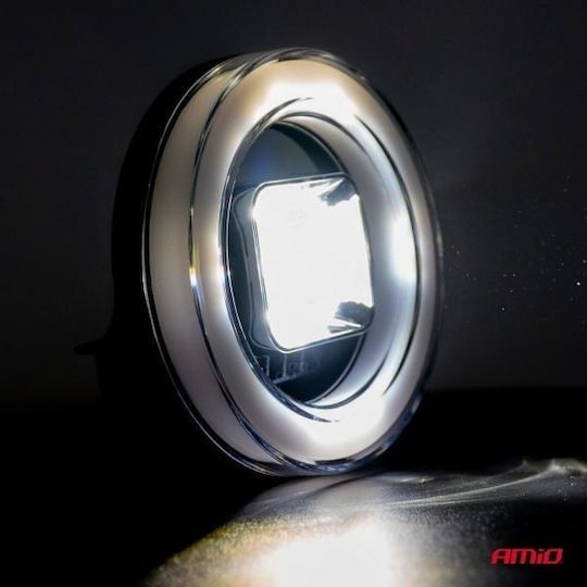 Amio Round LED Work Spotlight 45W 9-36V 8,000lm 6,500K Awl58 Amio 1 Piece 04199/am