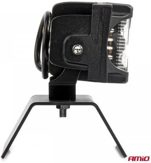 Amio Προβολεας Εργασιας Τετραγωνος Led 60w 9-36v 6.000lm 6.500k 95x80x90mm Awl67 Amio 1 Τεμ 04208/am