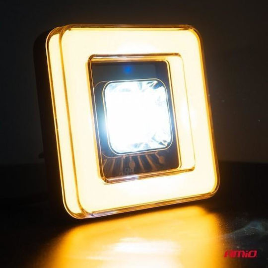 Amio Square LED Work Light 45w 9-36v 8,000lm 6,500k Awl57 Amio 1 Piece 04198/am
