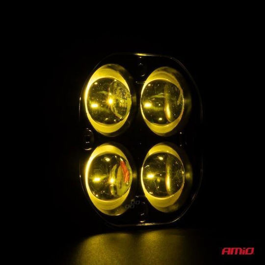 Amio Square LED Work Light 20W 9-36V 4,000lm 6,500K AWL63 Amio 1 Piece 04204/am