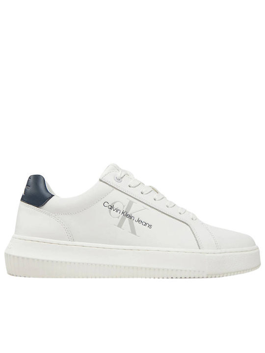Chunky Sneakers Bright White / Calvin Navy