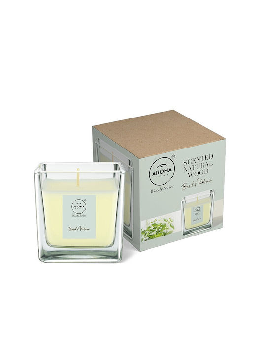 Aroma Home Lumânare Aromatică din Soia în Borcan cu Miros de Lemn de Santal 564gr