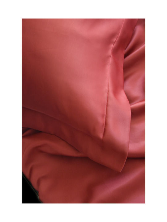 Decotelia Deluxe Kissenbezug Oxford Burgundy, Wine 50x70cm.