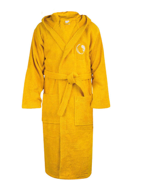 Borea Bathrobe with Hood Pink 420gr/m²