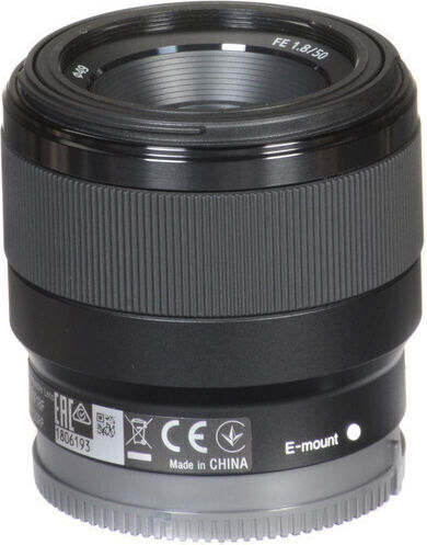 Sony Full Frame Camera Lens 50mm f/1.8 Fixed for Sony E Mount Black