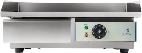 Royal Catering Gewerbliche Flachgrillplatten Elektrisch 3kW mit glatter & geriffelter Platte
