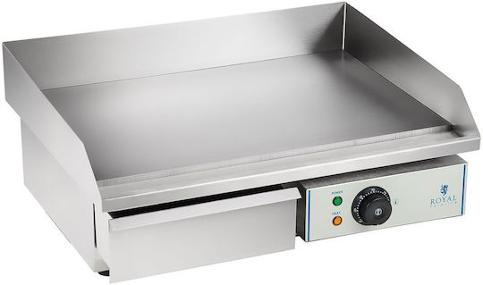 Royal Catering Gewerbliche Flachgrillplatten Elektrisch 3kW mit glatter & geriffelter Platte