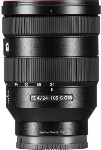 Sony Full Frame Camera Lens FE 24-105mm f/4 G OSS Standard Zoom for Sony E Mount Black