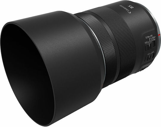 Canon Full Frame Φωτογραφικός Φακός RF 85mm f/2 IS STM Telephoto / Macro για Canon RF Mount Μαύρος