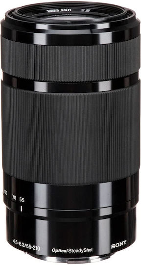 Sony Crop Camera Lens 55-210mm f/4.5-6.3 Telephoto Tele Zoom for Sony E Mount Black