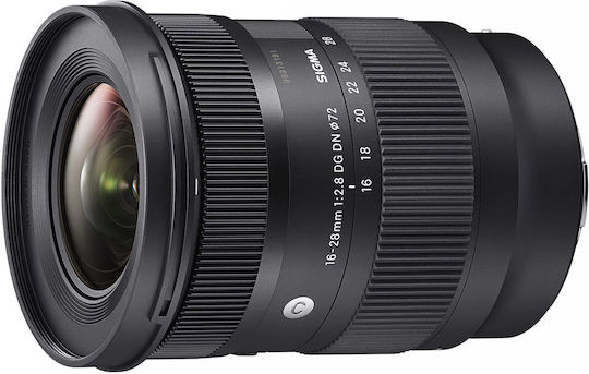 Sigma Full Frame Φωτογραφικός Φακός 16-28mm f/2.8 DG DN Contemporary Standard Zoom για Sony E Mount Μαύρος