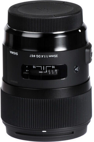 Sigma Full Frame Camera Lens AF 35mm f/1.4 DG HSM Fixed for Canon EF Mount Black