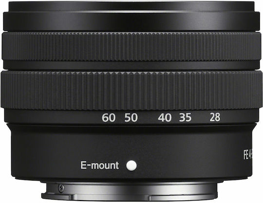 Sony Full Frame Φωτογραφικός Φακός FE 28-60mm f/4-5.6 Wide Angle / Standard Zoom για Sony E Mount Μαύρος