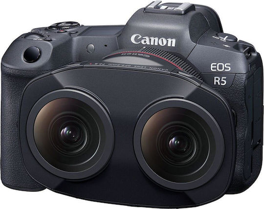 Canon Full Frame Φωτογραφικός Φακός 5.2mm f2.8L 3D VR Fisheye για Canon RF Mount Μαύρος