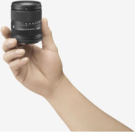 Sigma Crop Camera Lens 18-50mm F/2.8 DC DN Standard Zoom for Fujifilm X Mount Black