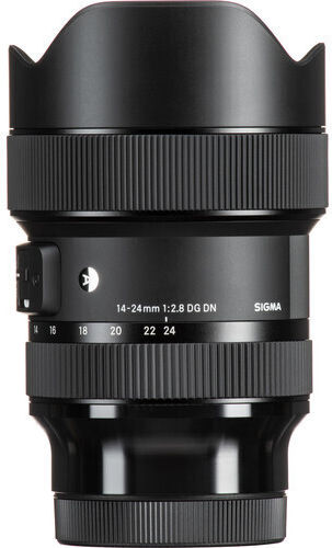 Sigma Cadru complet Obiectiv Foto 14-24mm f/2.8 DG DN Art Zoom cu unghi larg pentru Montura Leica L Black