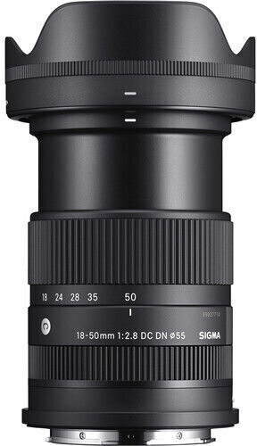 Sigma Crop Φωτογραφικός Φακός 18-50mm F/2.8 DC DN Standard Zoom για Leica L Mount Μαύρος