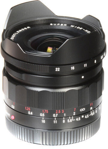 Voigtlander Full Frame Φωτογραφικός Φακός Super Wide Heliar Aspherical III 15mm f/4.5 Wide Angle για Sony E Mount Μαύρος