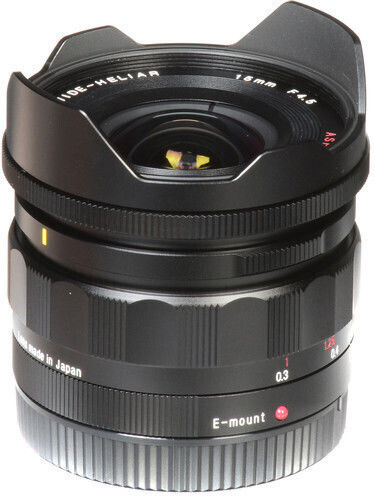 Voigtlander Full Frame Φωτογραφικός Φακός Super Wide Heliar Aspherical III 15mm f/4.5 Wide Angle για Sony E Mount Μαύρος